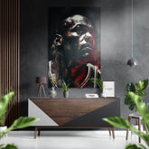 Michael Jordan Brushed Aluminum Dibond Wall Art.